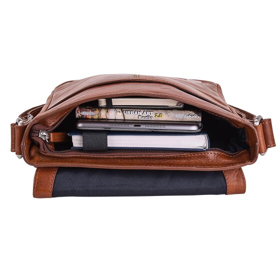 Leonhard Heyden Skórzana torba na ramię Cambridge 23 cm