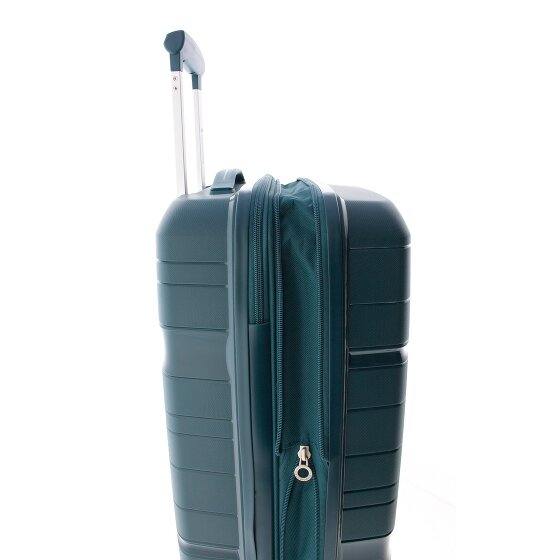 Gladiator 3800 4 kółka Walizka kabinowy 55 cm z plisą rozprężną