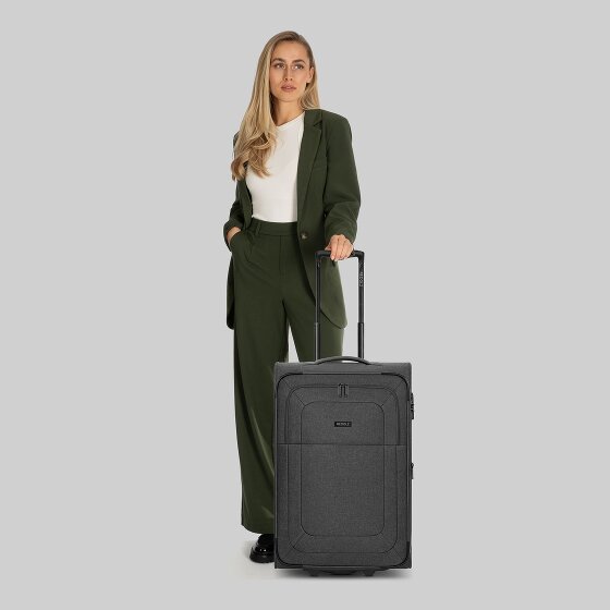 Redolz Essentials 12 2 kółka Walizka M 67 cm z plisą rozprężną