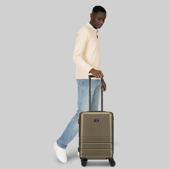 camel active Hanoi 4 kółka Walizka kabinowy S 55 cm z plisą rozprężną