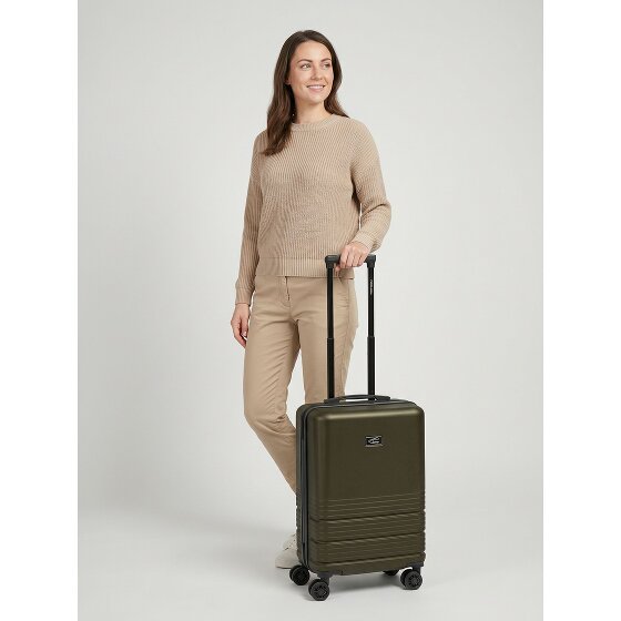 camel active Hanoi 4 kółka Walizka kabinowy S 55 cm z plisą rozprężną