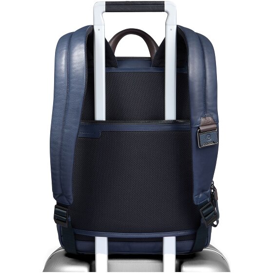 Piquadro Harper Plecak Skórzany 38 cm Komora na laptopa