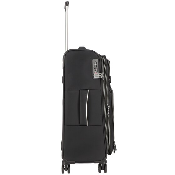 d&n Travel Line 9204 4 kółka Walizka M 66 cm z plisą rozprężną