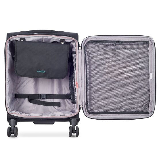 Delsey Paris Helium Dlx 4 kółka Walizka kabinowa 55 cm