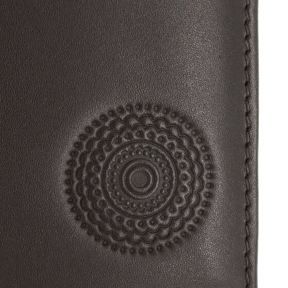 oxmox Leather Portfel Ochrona RFID Skóra 10 cm