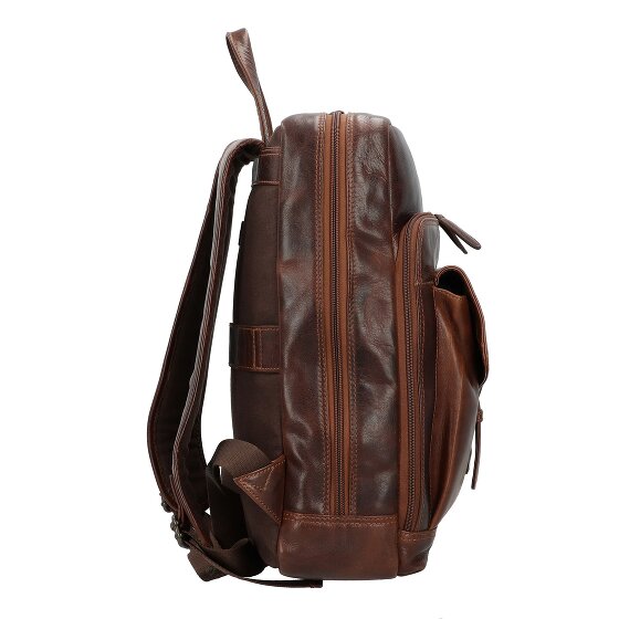 Greenburry Rugged Plecak biznesowy Skórzany 39 cm Komora na laptopa