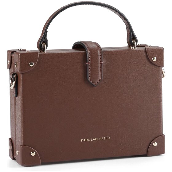 Karl Lagerfeld Autograph Mini Torba Handbag Skórzany 17.5 cm