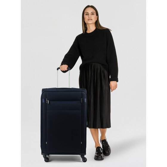 Samsonite Citybeat 4 kółka Walizka 78 cm z plisą rozprężną
