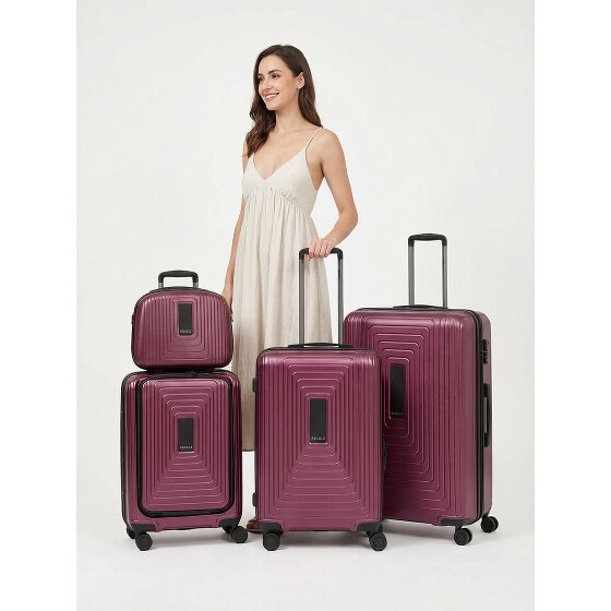 Redolz Zestaw walizek na 4 kółkach Essentials14 Beautycase 4szt z rozkładaną przegrodą na laptopa
