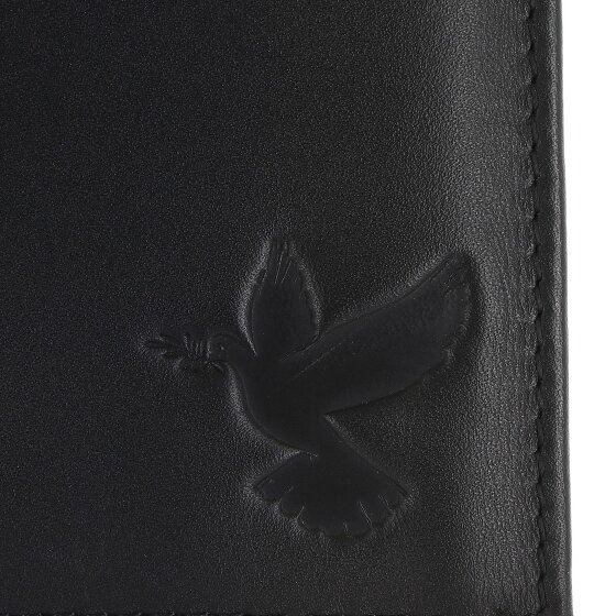 oxmox Leather Portfel Ochrona RFID Skóra 13 cm