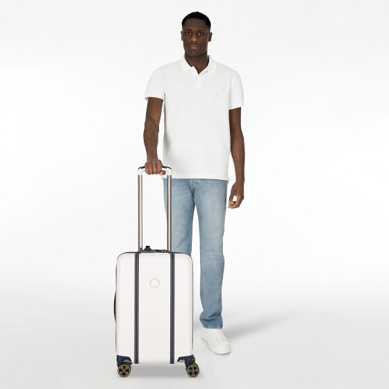 Delsey Paris Cadence 4 kółka Walizka kabinowy 55 cm z plisą rozprężną