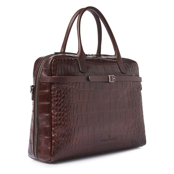 Castelijn & Beerens Lisa Teczka Ochrona RFID Skórzany 41 cm Komora na laptopa