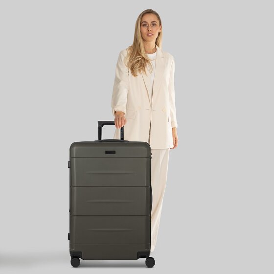 Police London 4 kółka Walizka 74 cm z plisą rozprężną