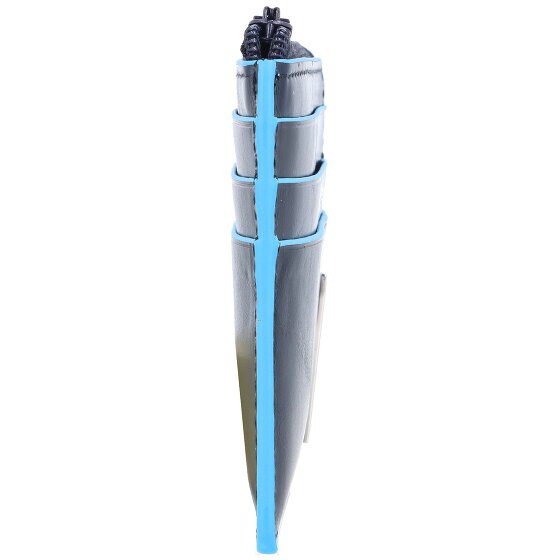 Piquadro Blue Square Etui na karty kredytowe Ochrona RFID Skóra 11 cm