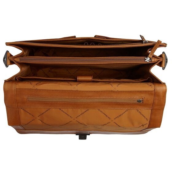 The Chesterfield Brand Stuttgart Teczka Skórzany 38 cm Komora na laptopa