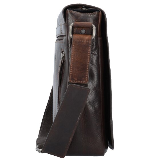 Leonhard Heyden Roma Messenger Leather 38 cm Komora na laptopa
