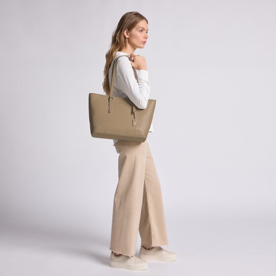 Lazarotti Bologna Leather Shopper Bag Skórzany 35 cm