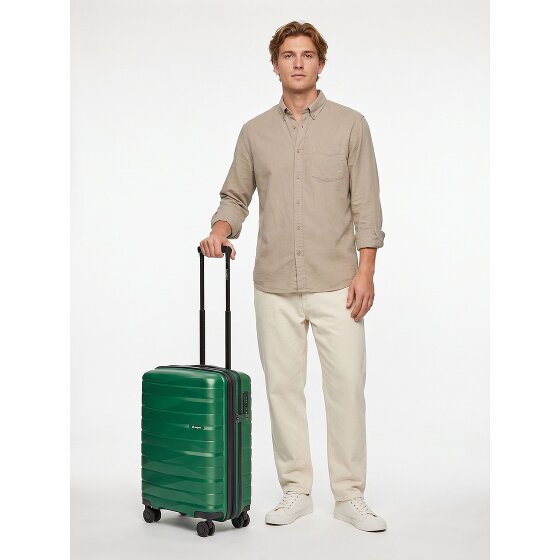 Bergpfeil Travel 4 kółka Walizka kabinowa S 55 cm z funkcją poszerzenia