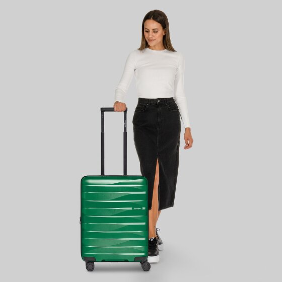 Bergpfeil Travel 4 kółka Walizka kabinowa S 55 cm z funkcją poszerzenia