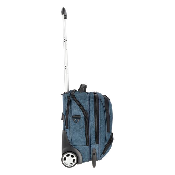 Dermata 2 kółka Walizka biznesowy 41 cm Komora na laptopa
