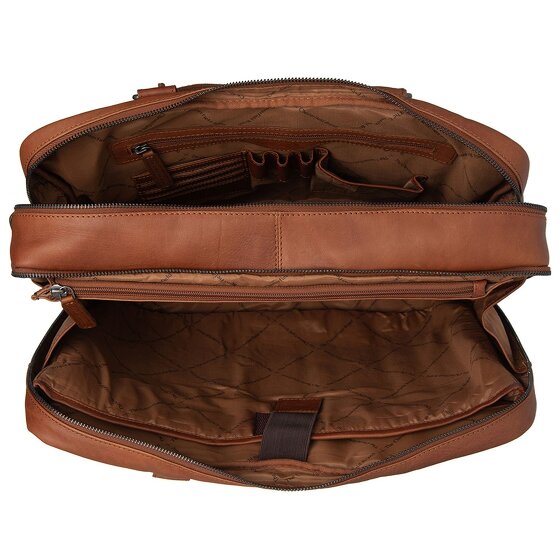 The Chesterfield Brand Wax Pull Up Teczka Skórzany 41 cm Komora na laptopa