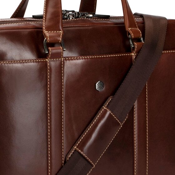 Jekyll & Hide Montana Teczka Ochrona RFID Skórzany 41 cm Komora na laptopa