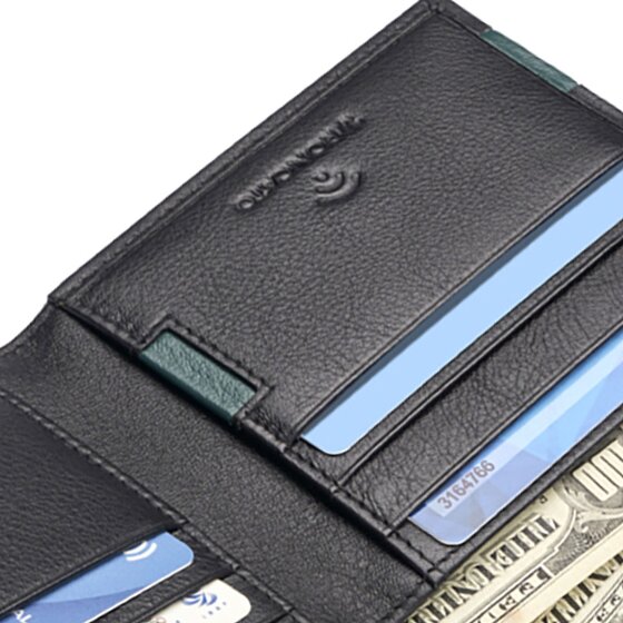 Roncato Monaco Portfel Ochrona RFID Skórzany 11 cm