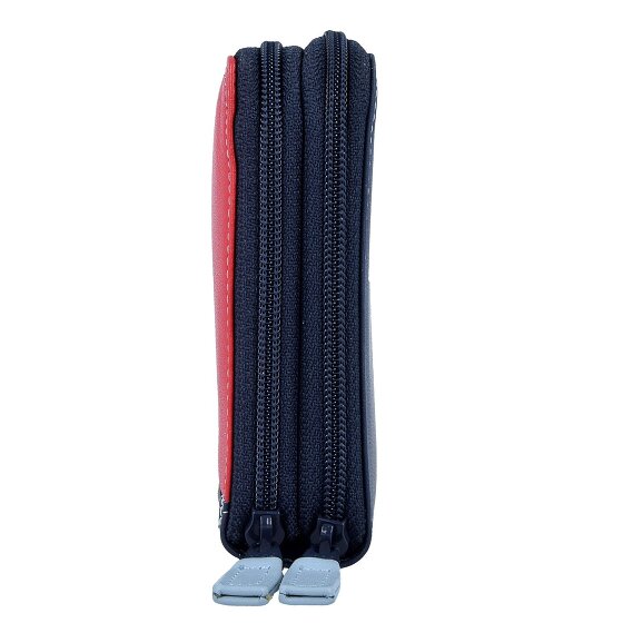 Mywalit Duża podwójna portmonetka skórzana 18 cm
