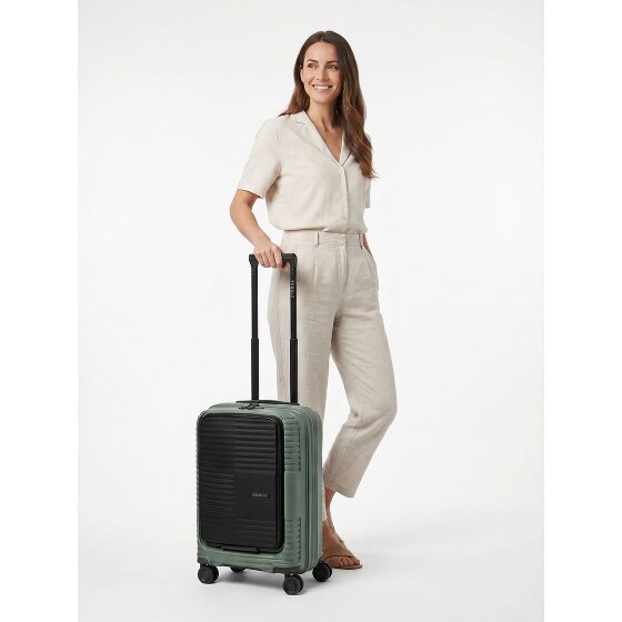 Redolz Essentials 17 2.0 4 kółka Walizka kabinowa 55 cm Komora na laptopa z funkcją poszerzenia