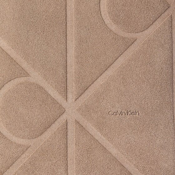 Calvin Klein Emblem AOP Shopper Bag Skórzany 32 cm