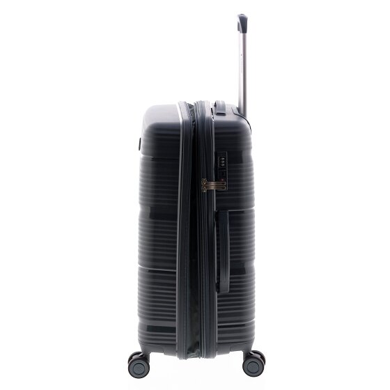 Gladiator 0800 4 kółka Walizka 65 cm z plisą rozprężną