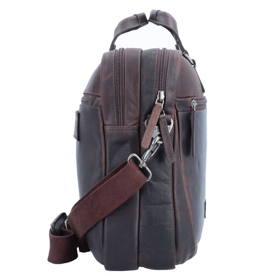 The Chesterfield Brand Wax Pull Up Teczka Skórzany 40 cm Komora na laptopa