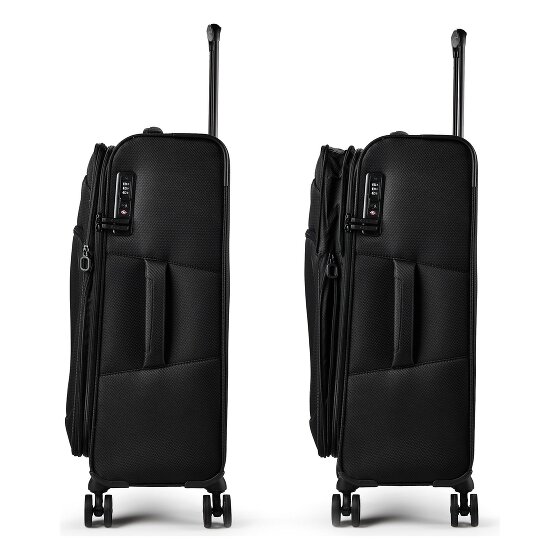 d&n Travel Line 9804 4 kółka Zestaw walizek 3-części z funkcją poszerzenia