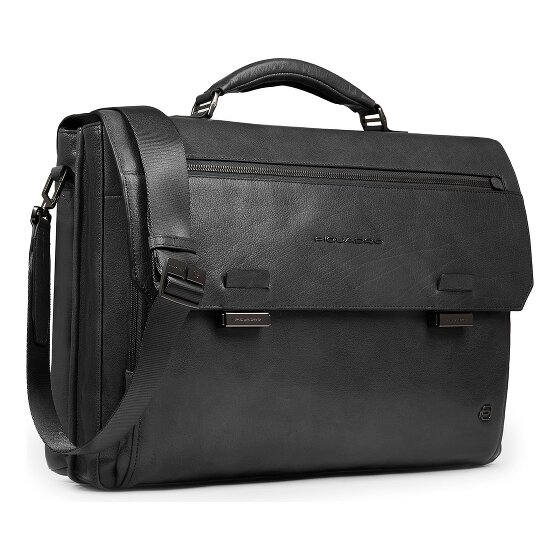 Piquadro Solm Teczka Skóra 42 cm Komora na laptopa