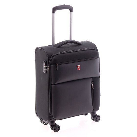 Gladiator 3700 4 kółka Walizka kabinowy 55 cm z plisą rozprężną
