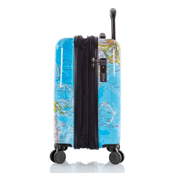 Heys Black Camo 4 kółka Walizka kabinowy S 53 cm z plisą rozprężną