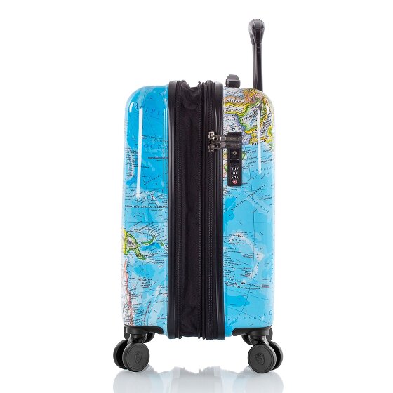 Heys Black Camo 4 kółka Walizka kabinowy S 53 cm z plisą rozprężną