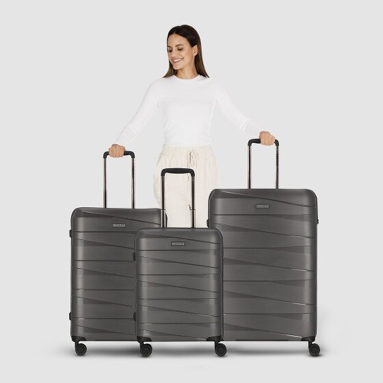 Redolz Essentials 10 3-SET 4 kółka Zestaw walizek 3-części