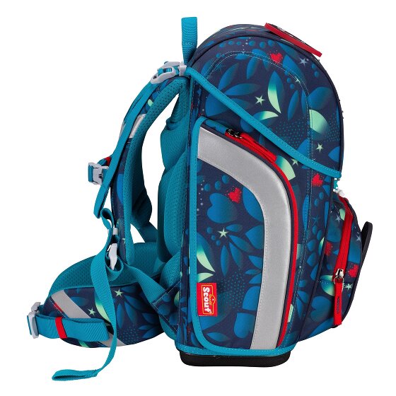 Scout Genius LED zestaw tornistra szkolnego 4szt.