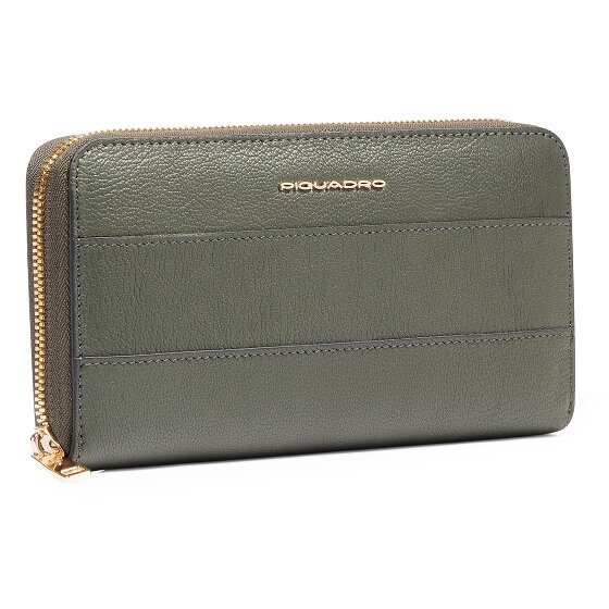 Piquadro Patricia Portfel Ochrona RFID Skórzany 19 cm