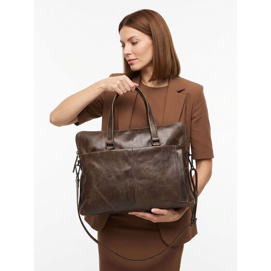 Greenburry Newport Teczka Skóra 39 cm Komora na laptopa