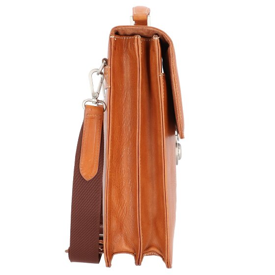 Leonhard Heyden Bergamo Teczka skórzana 40 cm Komora na laptopa