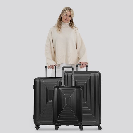 Redolz Essentials 14 4 kółka Zestaw walizek 3-części z plisą rozprężną