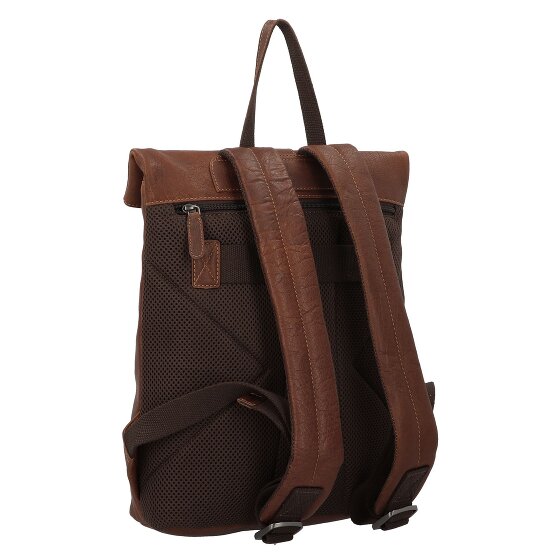 Jack Kinsky Porto Plecak Skórzany 37 cm Komora na laptopa