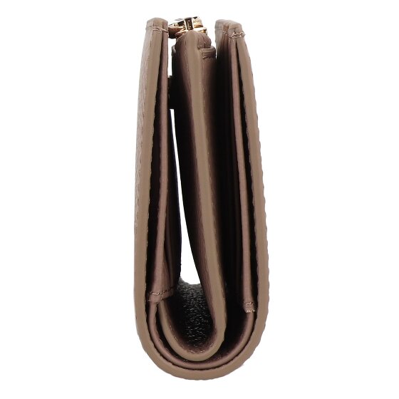 Coccinelle Metallic Portfel Ochrona RFID Skórzany 16 cm