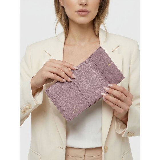 Lazarotti Skórzany portfel Bologna XL z przegrodą na zamek błyskawiczny, skóra 14 cm