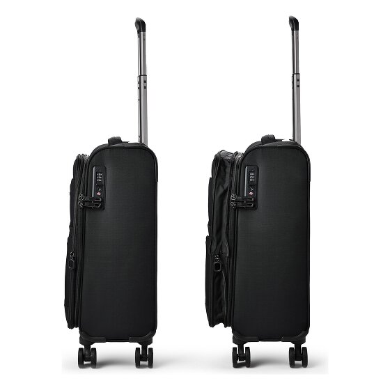 Cocoono Mauritius 4 kółka Walizka kabinowy S 58 cm z plisą rozprężną