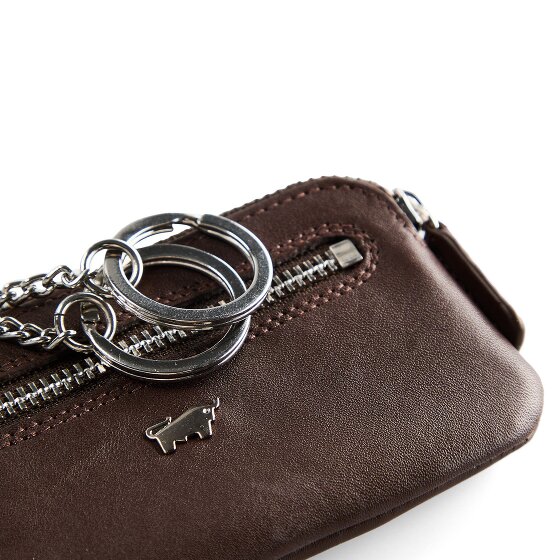 Braun Büffel Golf 3.0 Portfel z kluczem Skórzany 11 cm