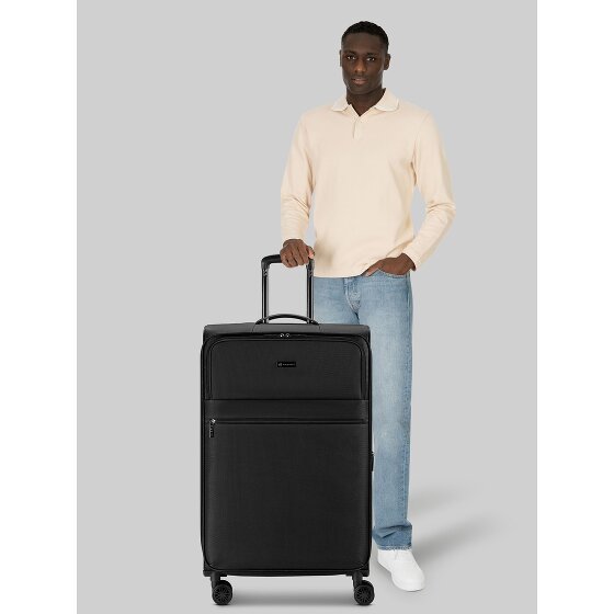 bugatti Valencia Soft 4 kółka Walizka L 75 cm z plisą rozprężną