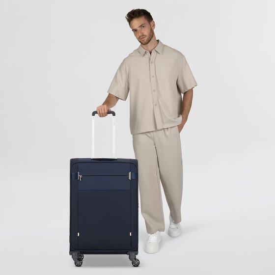 Samsonite Citybeat 4 kółka Walizka 66 cm z plisą rozprężną